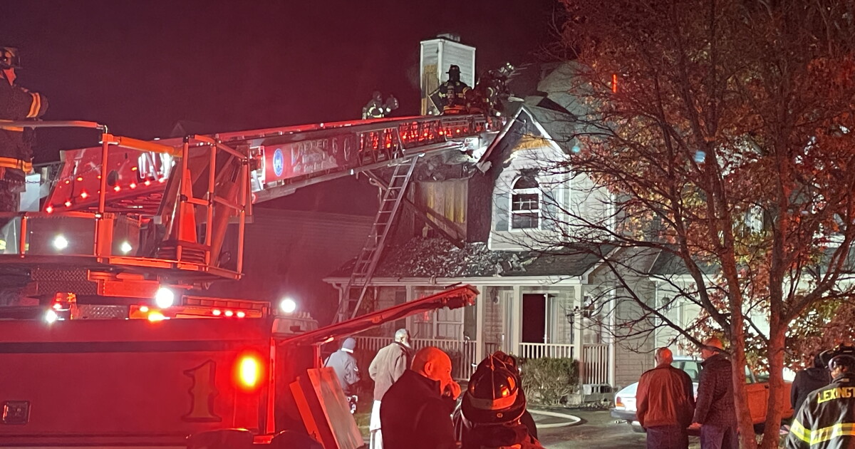 Man displaced following evening house fire in Lexington neighborhood