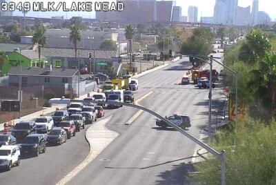 RTC: All southbound lanes blocked on Martin L King Boulevard after Lake Mead Boulevard
