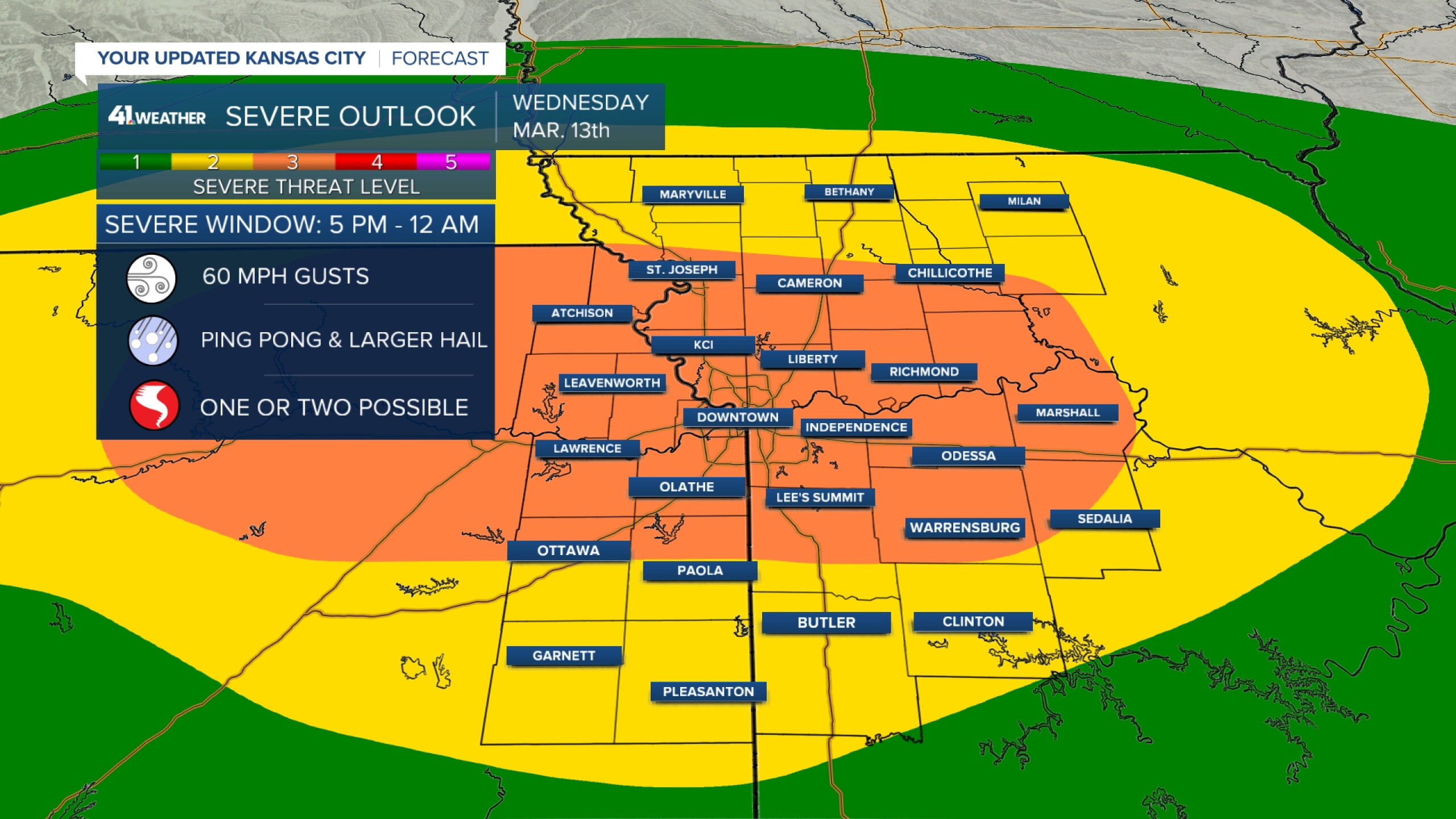 KSHB 41 Weather Blog | Kansas City's severe weather timeline for March 13