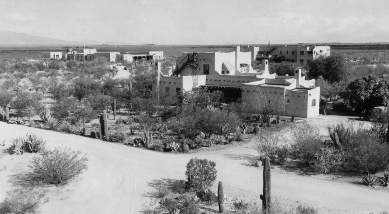 Three original buildings of Desert Sanatorium