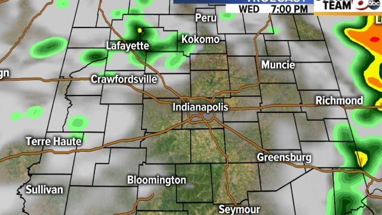 TIMELINE: See where rain is expected