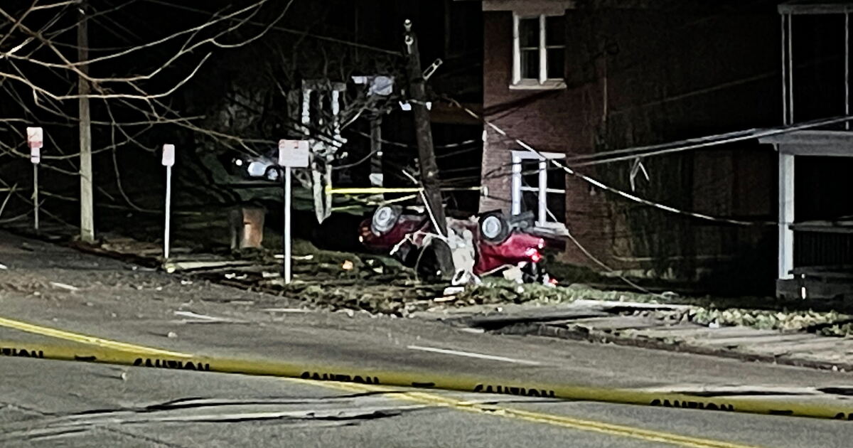 CPD: Man dead after crashing car into telephone pole in Westwood