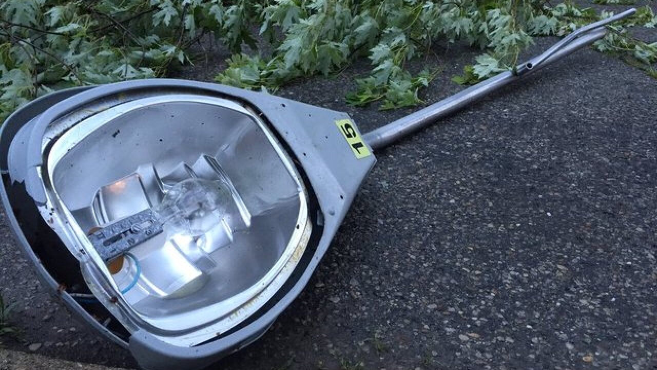 PHOTOS: Storm brings damage across area