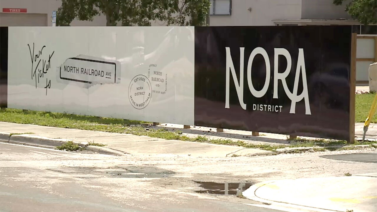 The Nora District of West Palm Beach on April 10, 2026.