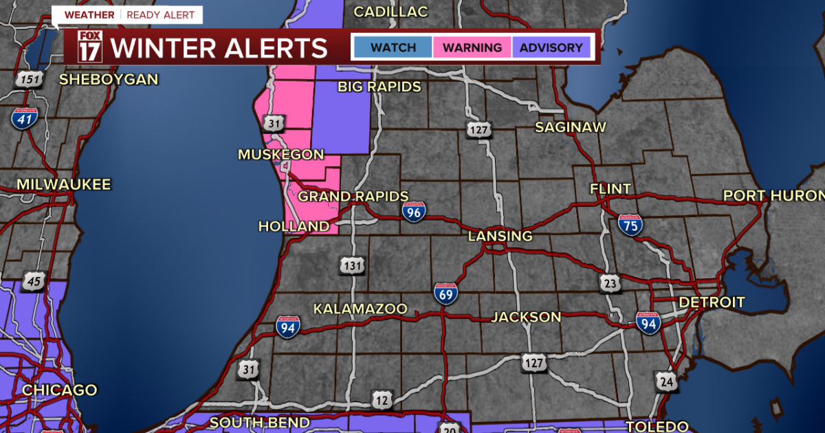 Winter Storm Warning for the Lakeshore