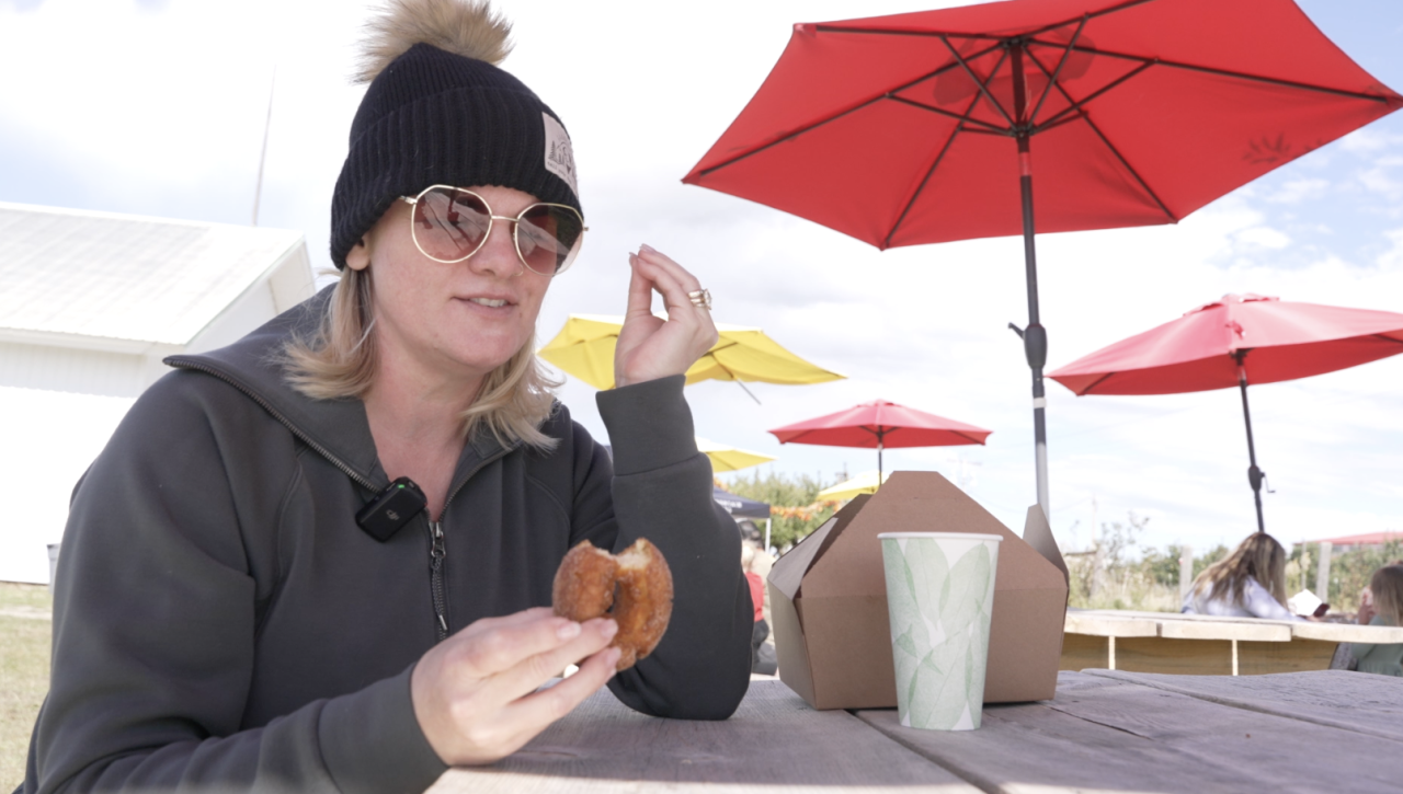 Bryce Sposato is happy to support Swanson's if it means more doughnuts.
