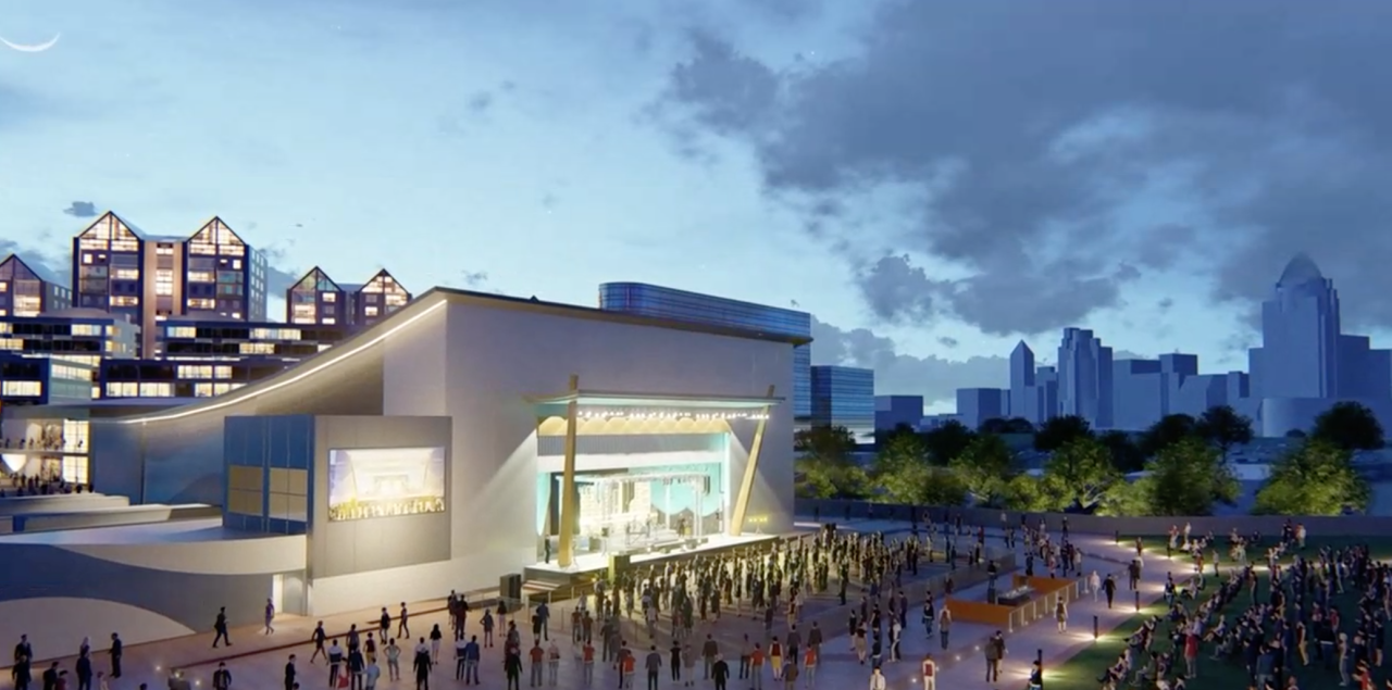 Concert venue rendering of Ovation in Newport, Kentucky. 