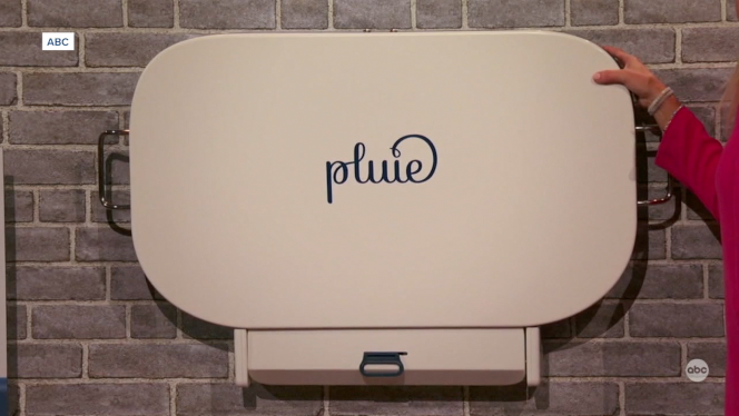 Pluie changing table