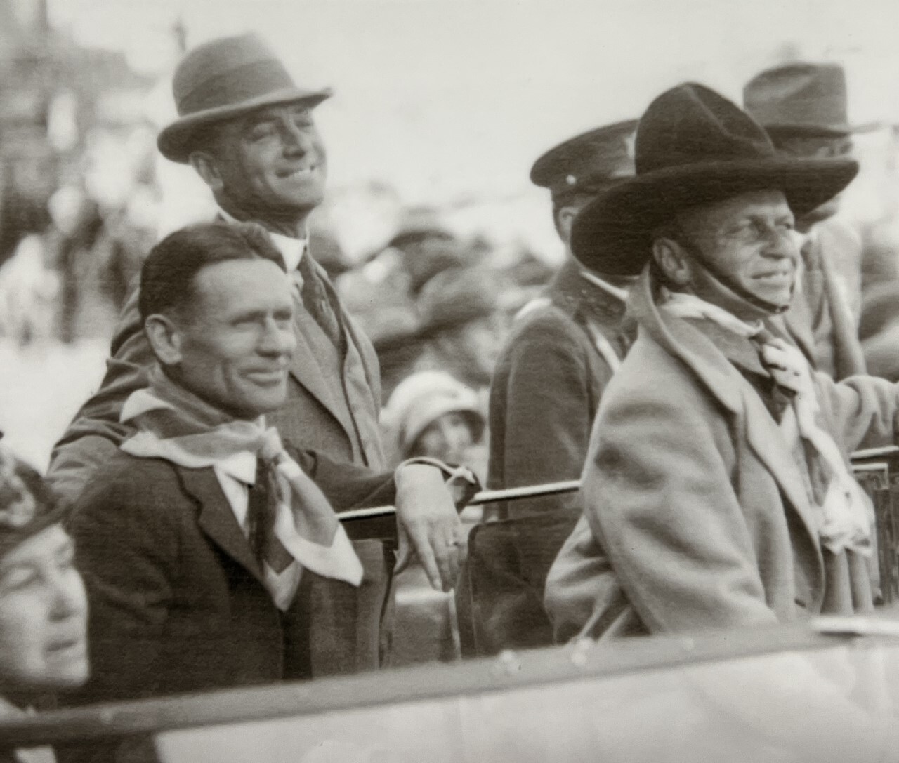 Local Cowboys taking part in the first Tucson Rodeo Parade in 1925