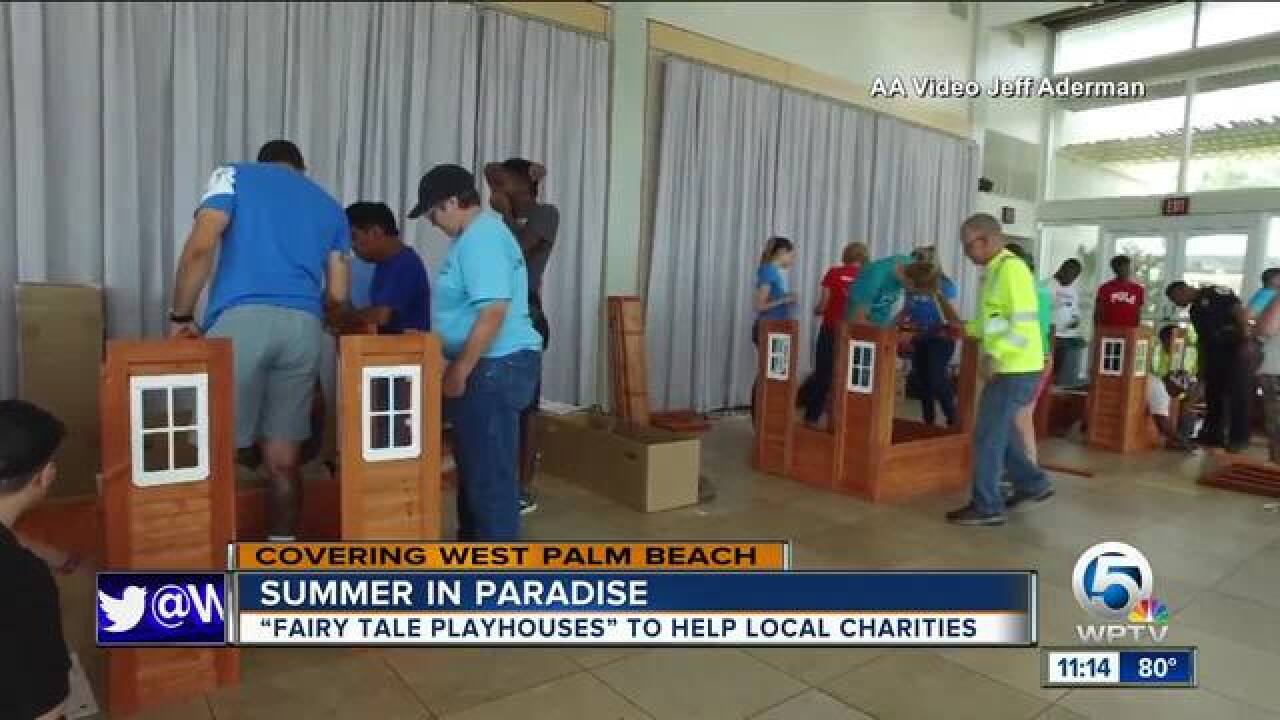 Summer in Paradise: Fairy tale playhouses