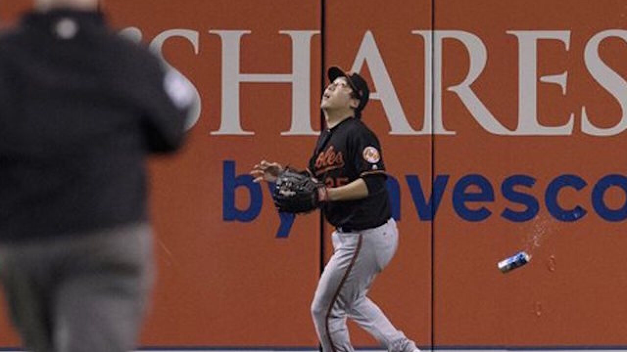 Blue Jays to serve beer in cups after can-throwing incident