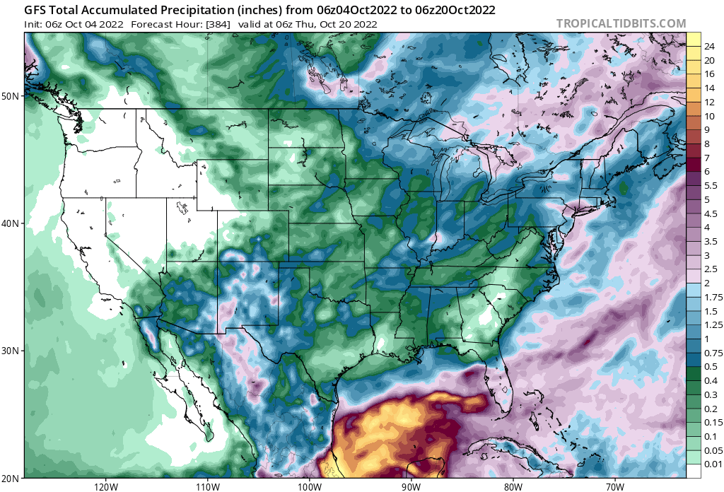 Rainfall Forecast Next 16 Days