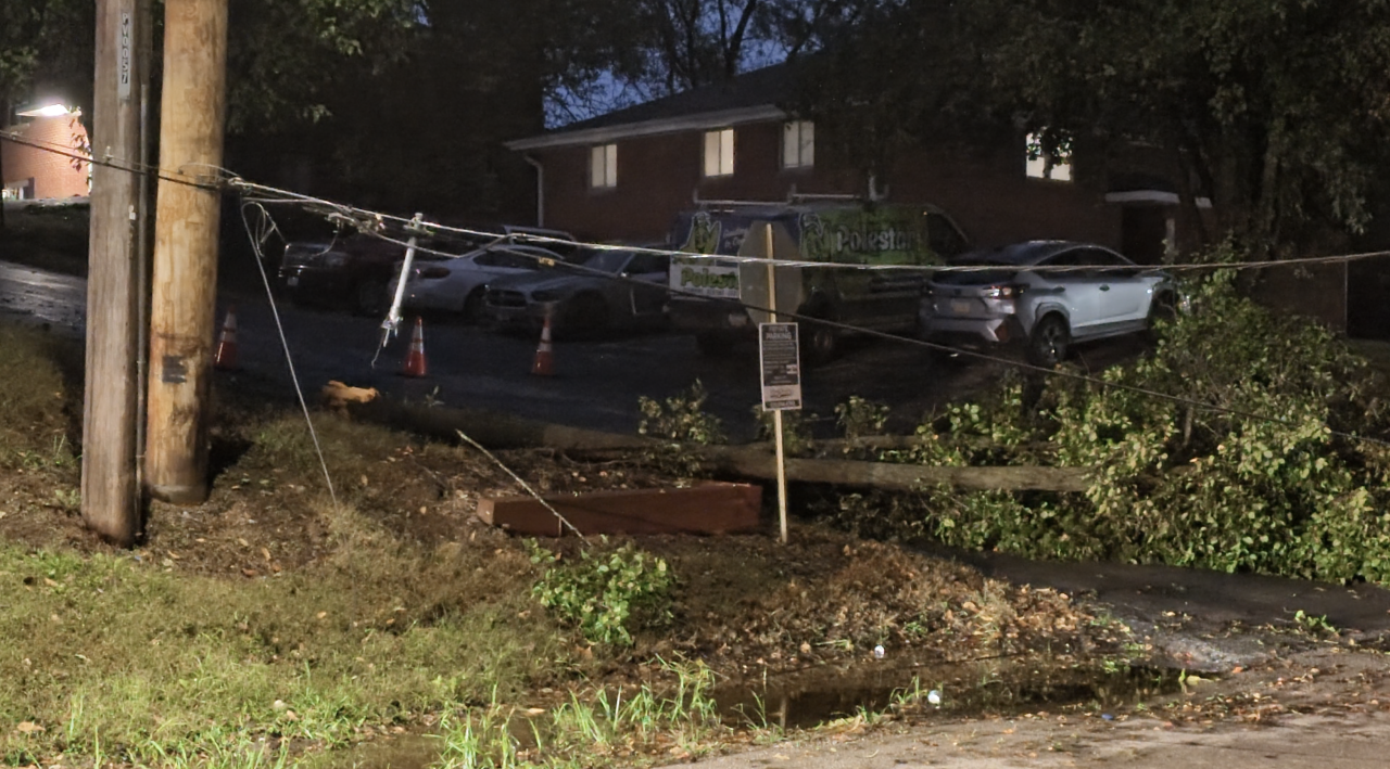 Storm aftermath in Parkville