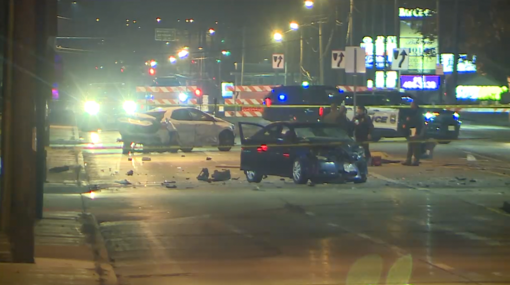 crash scene