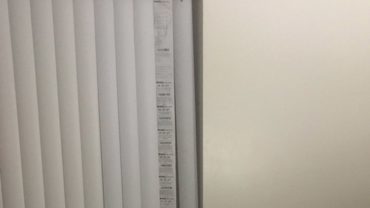 replacement window blinds wood look what to do with an excessively long cvs receipt use it as replacement window blind ohio man says replacement window blinds wood look what to do with an excessively long cvs receipt use it as replacement window blind ohio man says