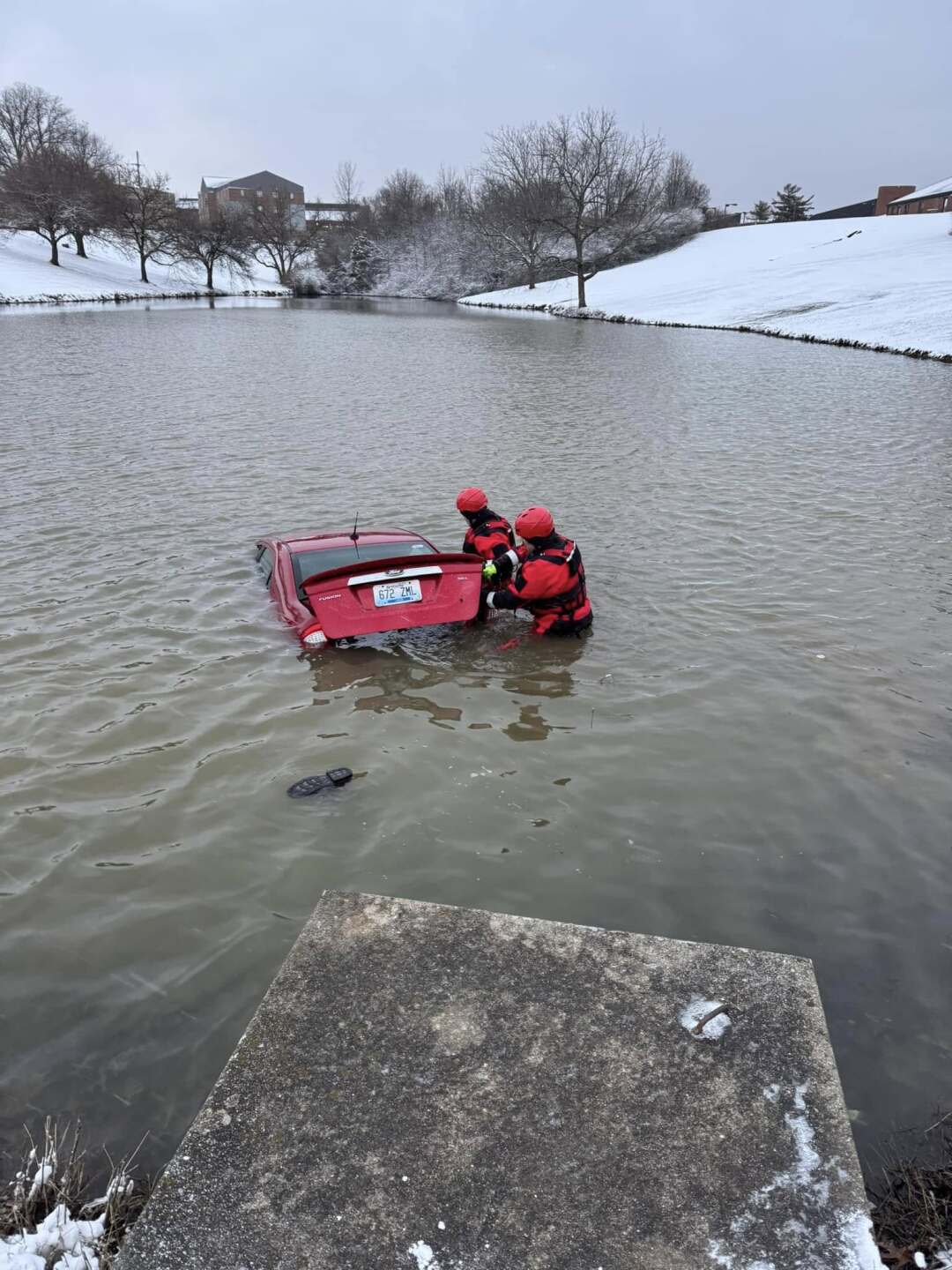 Car rescued in Northern Kentucky