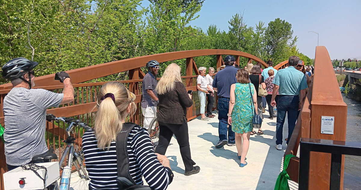 The new Eagle Road Ped/Bike Bridge is open - Vimarsana News