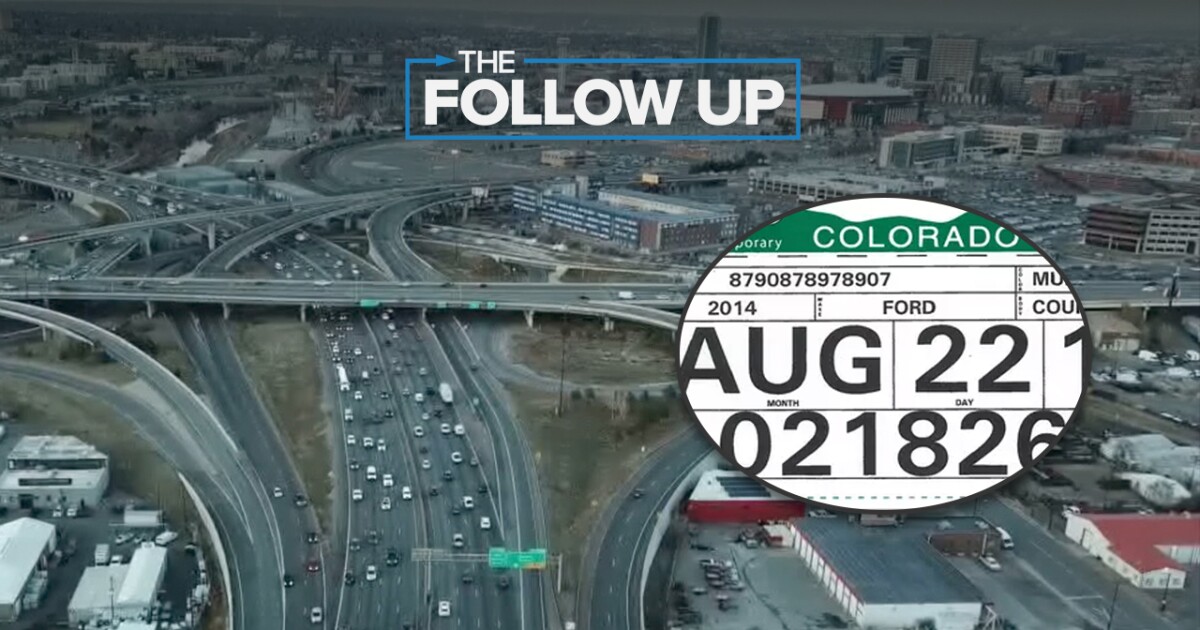 Coloradans with temp. plates will also need to pay up if they don’t ... Coloradans with temp. plates will also need to pay up if they don’t ...