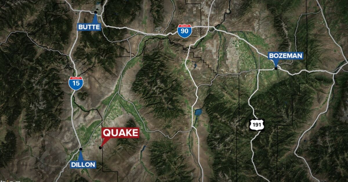 Small earthquake in SW Montana Small earthquake in SW Montana