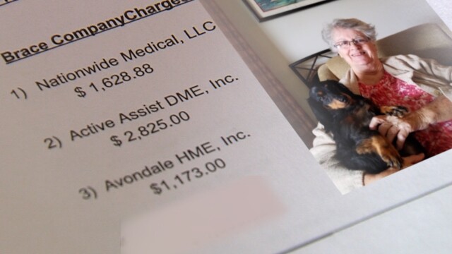 Bernadette Kopacz’s mother-in-law in Vero Beach received three boxes of body braces from three different medical supply companies.