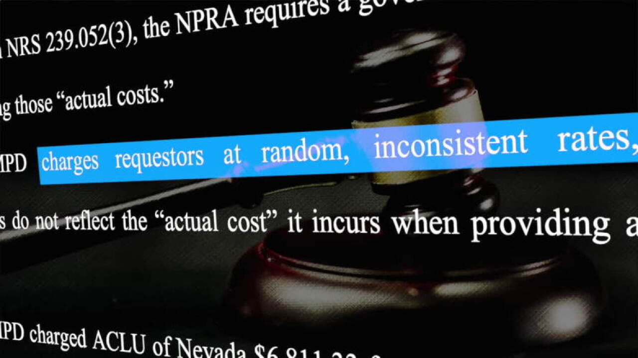 ACLU, Metro police battle in court over costly public records paywalls