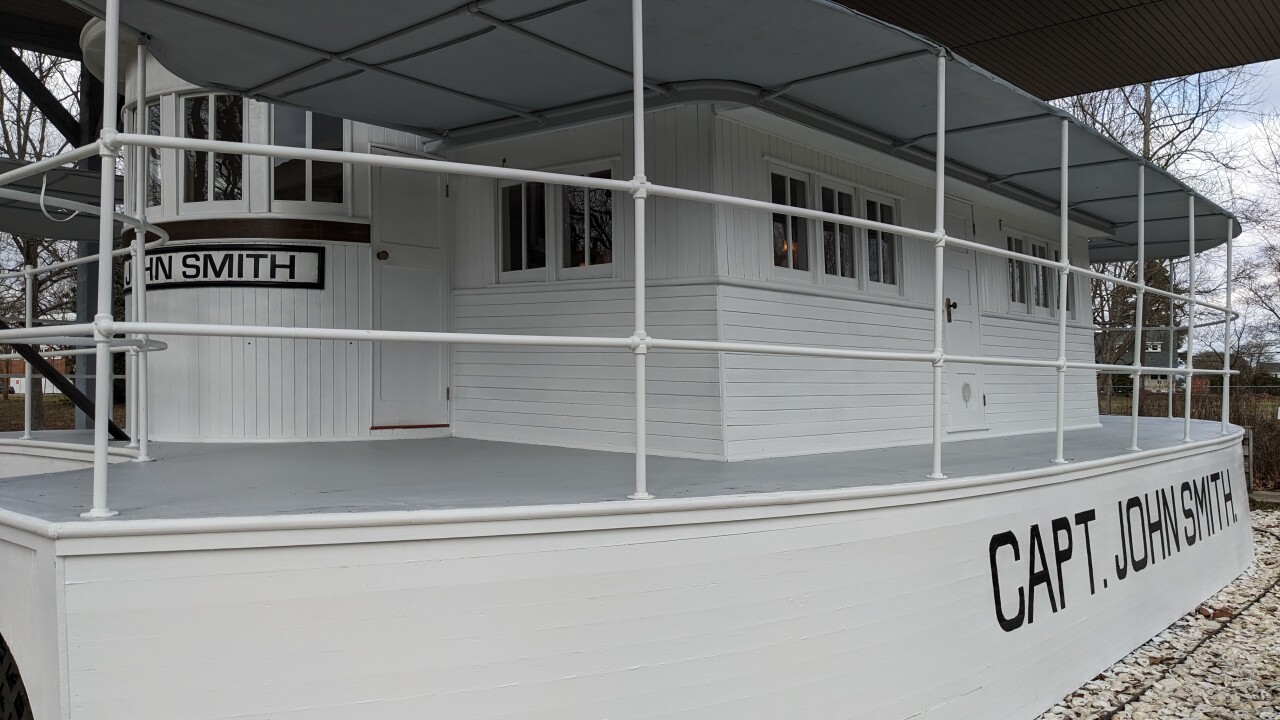 Capt. John Smith ferry deckhouse