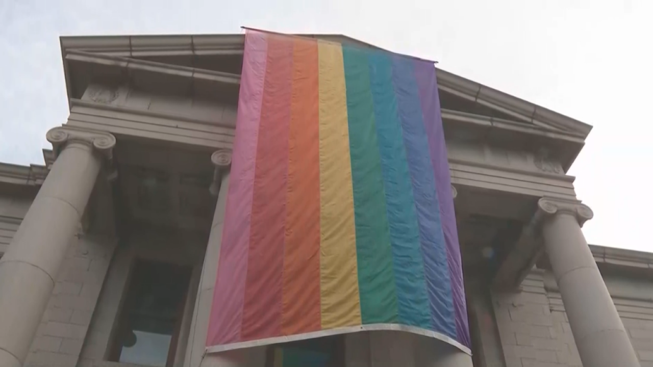 'Sacred Cloth' Pride Flag