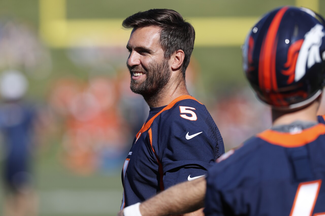 Denver Broncos Quarterback Joe Flacco