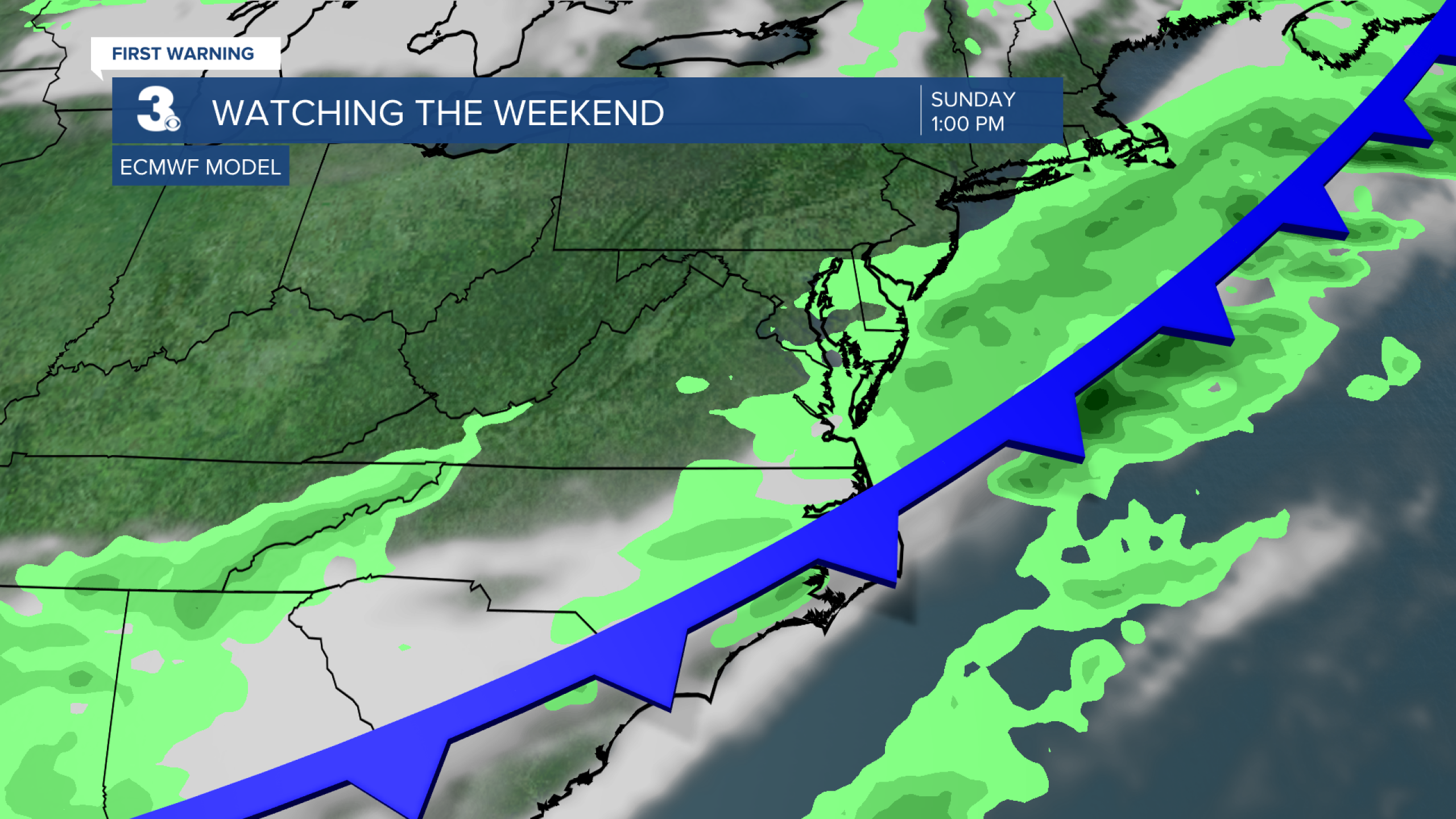First Warning Forecast: Clearing skies today, Warming to the 70s to end ...