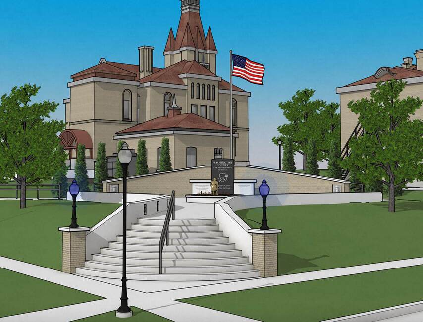 Washington County law enforcement honors fallen officers, plans permanent memorial