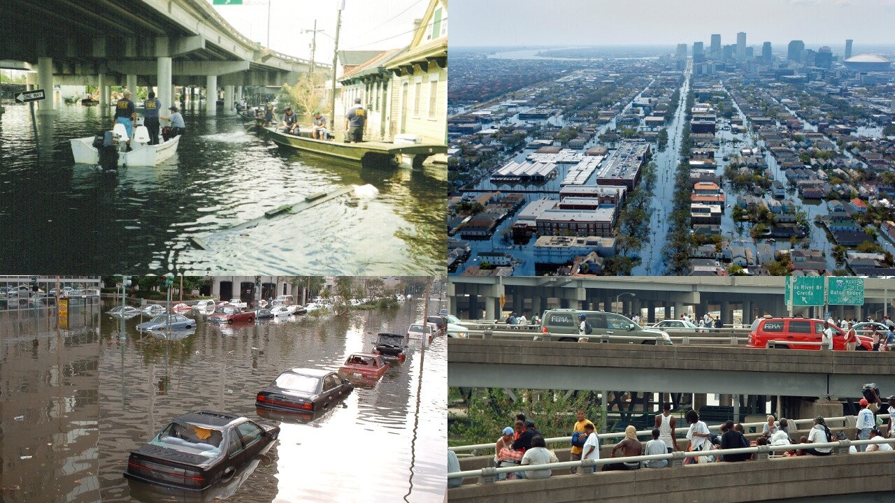 New Orleans Katrina Flooding