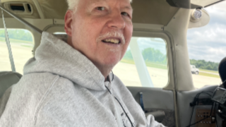 Ex-Civil Air Patrol Pilot diagnosed with Parkinson's disease flies one more time