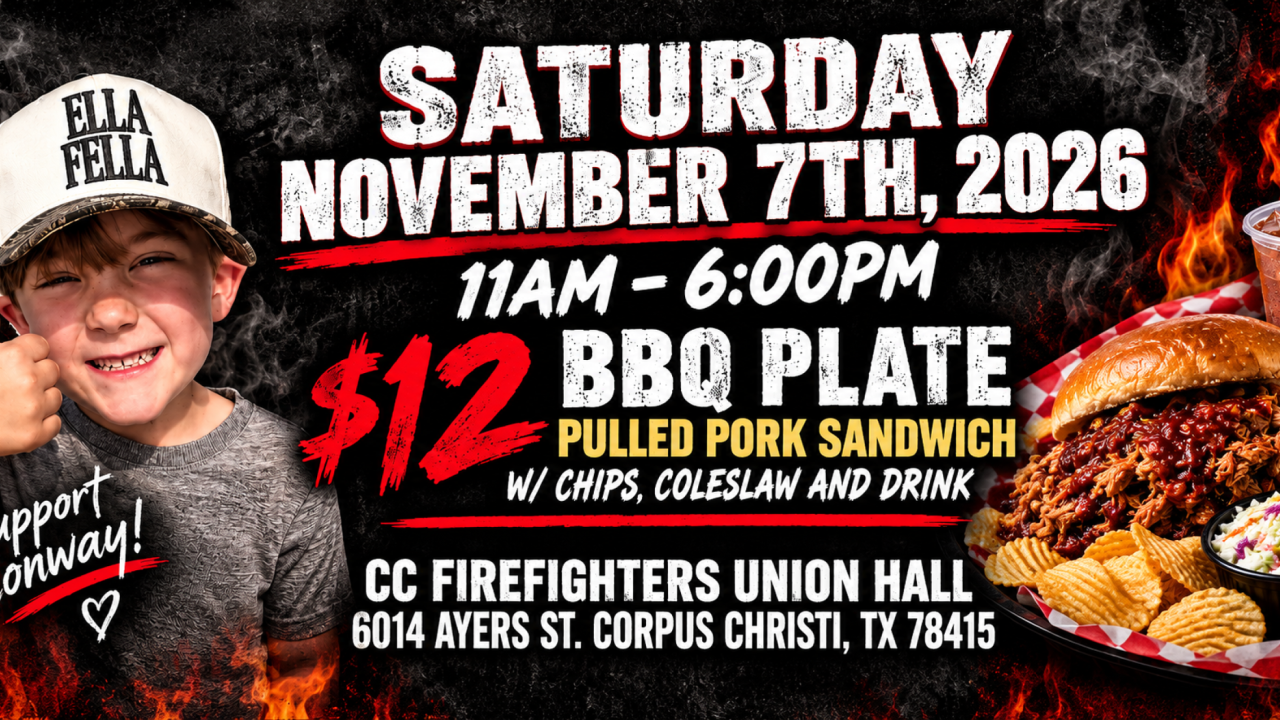 Venta de BBQ para ayudar a Conway Frost