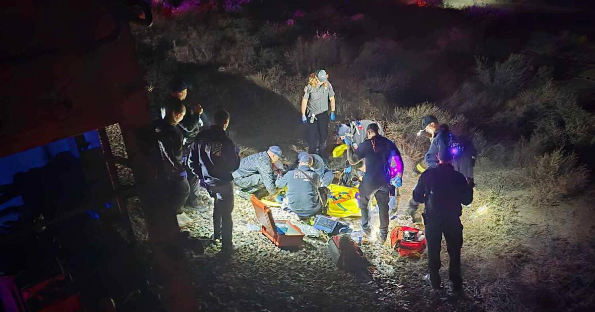 Man airlifted to the hospital after being hit by a train north of Pueblo