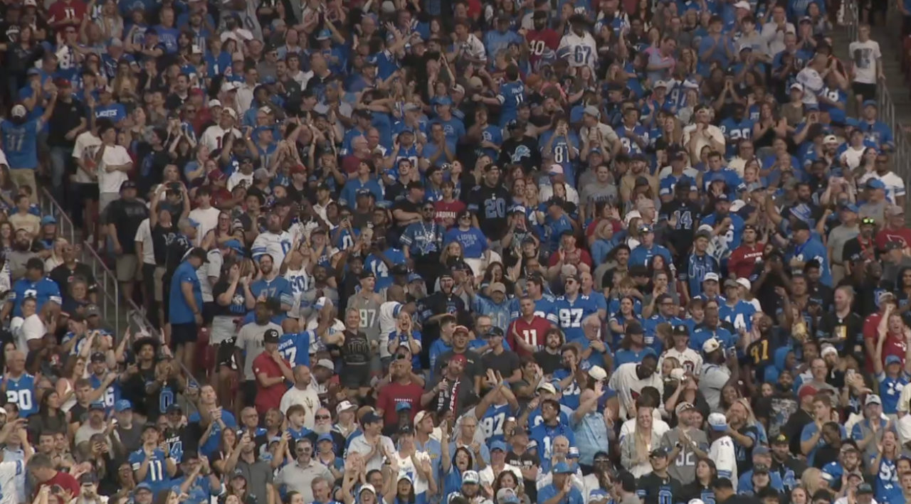lions fans
