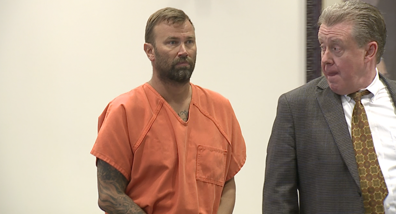 Chad Essert appearing for his arraignment