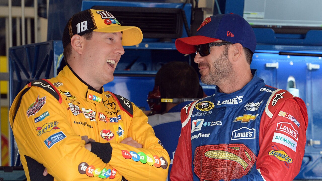 Kyle Busch, Jimmie Johnson