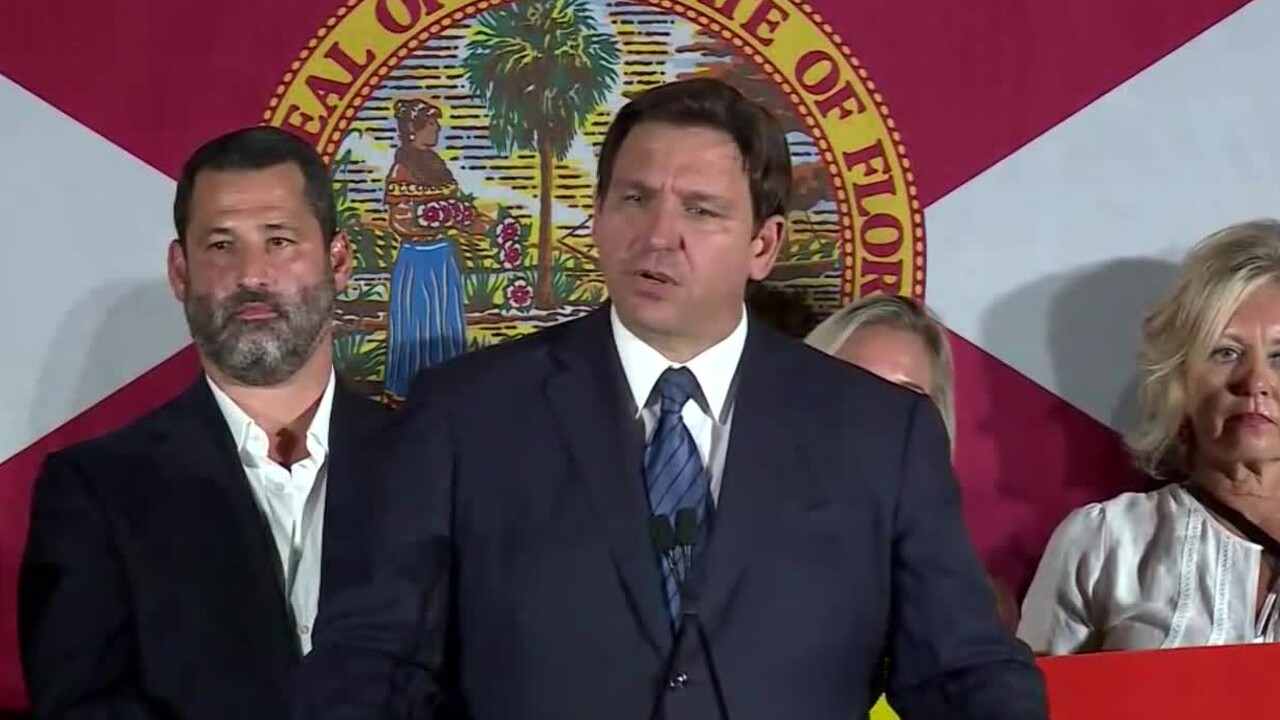 Florida Gov. Ron DeSantis speaks at a news conference in Hialeah on Aug. 23, 2022.jpg