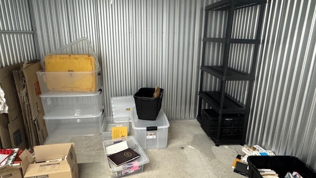 Thieves empty storage unit