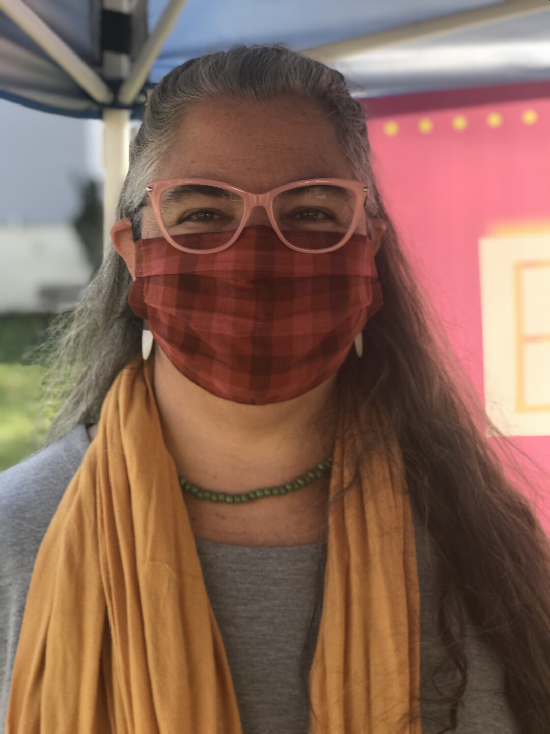 Jules Maloney said she normally sets up 'Empathy Booths' at community events and farmers markets. She hasn't been able to do that this year because of the coronavirus pandemic. 