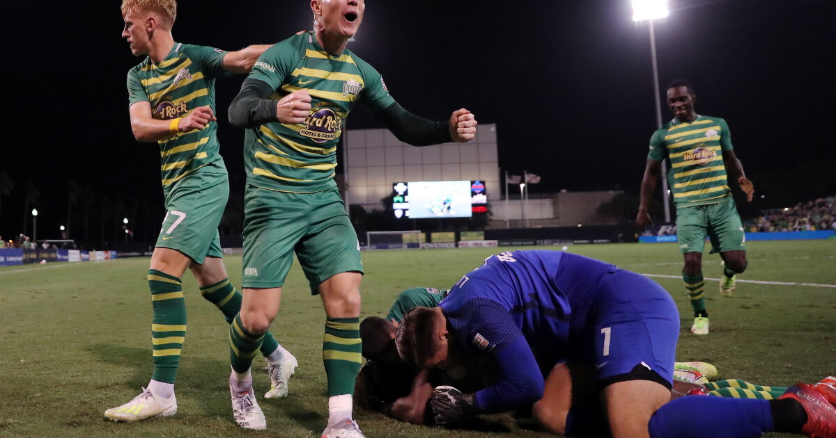 Rowdies Hilton quietly rewrites history