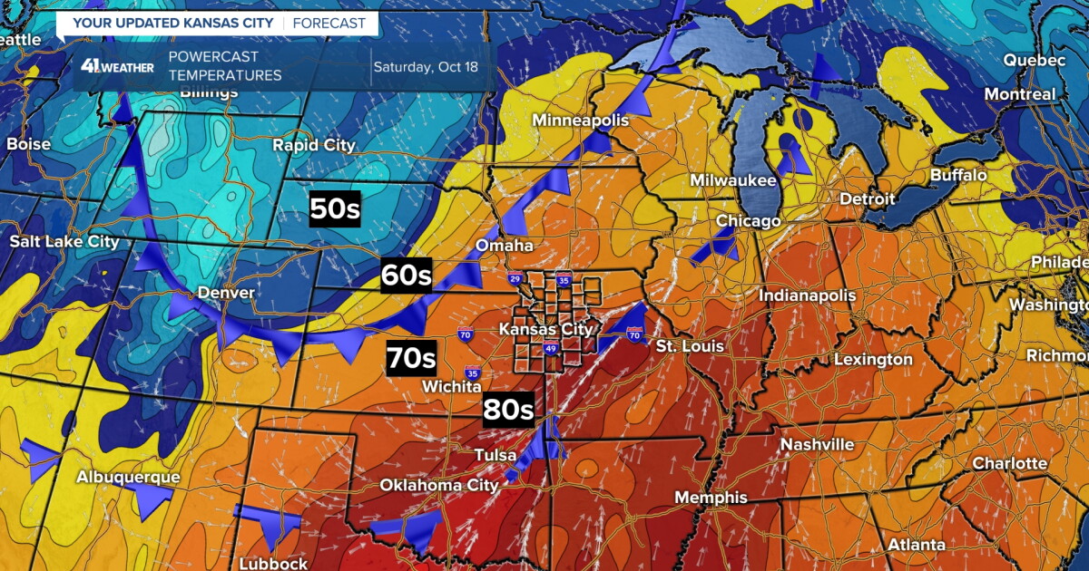 KSHB 41 Weather Blog | Update on weekend weather changes, 2 cold fronts ...