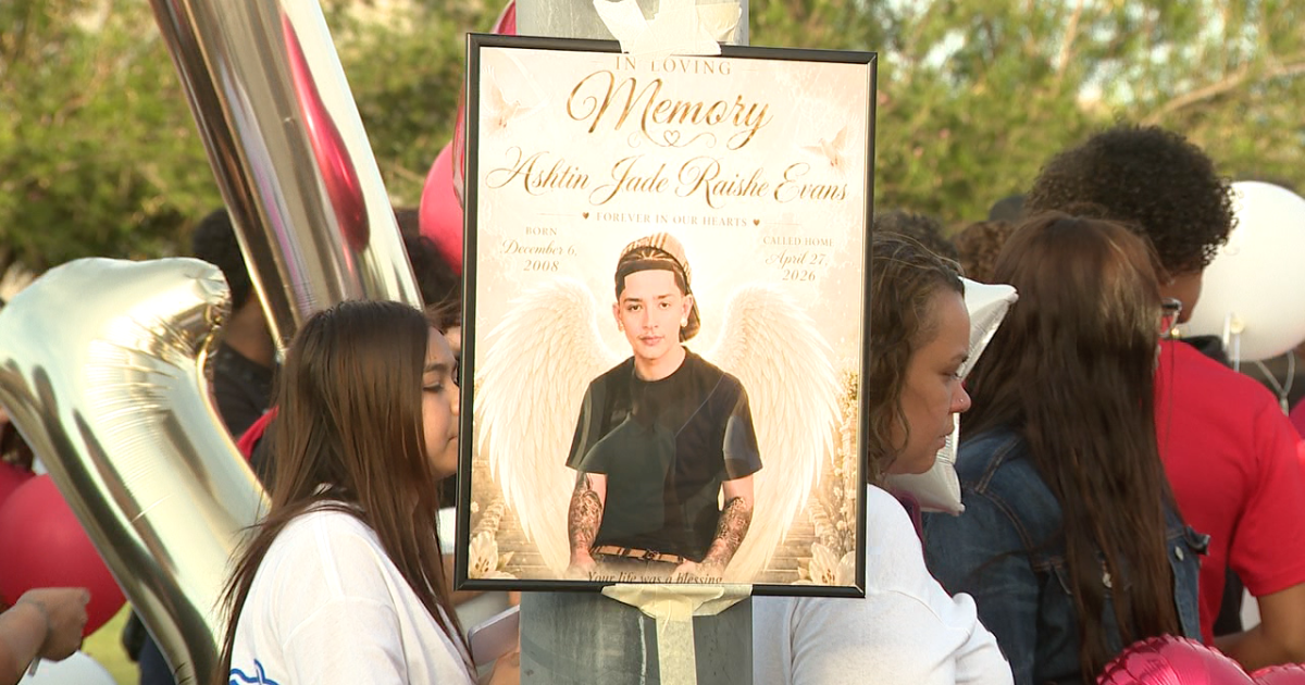 Family, friends hold vigil for 17-year-old killed in shooting in El Mirage
