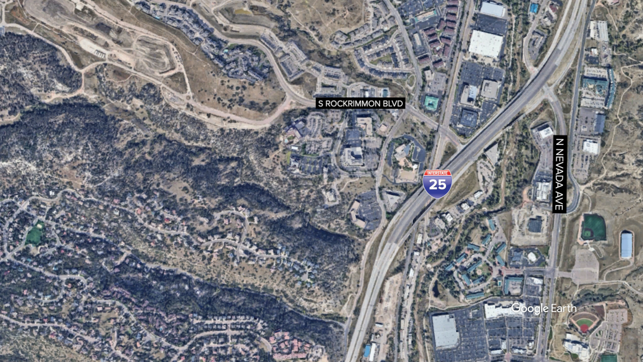 I25 and Rockrimmon Map