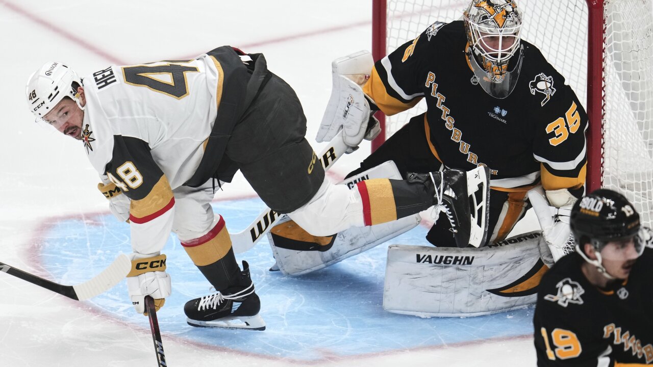 Golden Knights Penguins Hockey