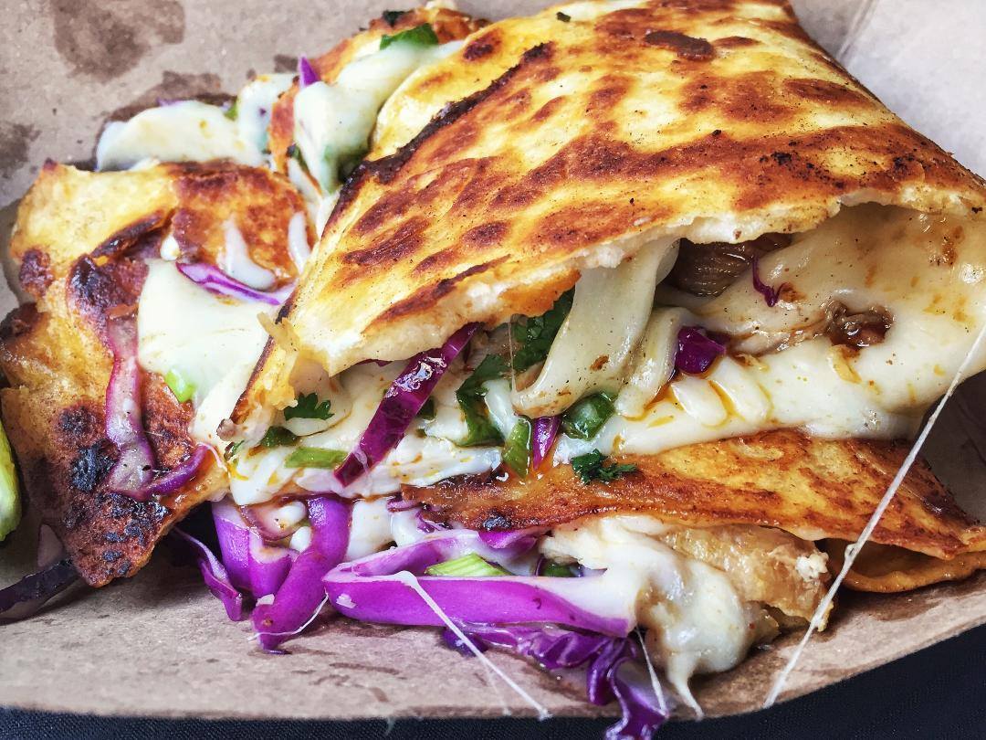 Dandelion Pop-Up Birria Curry Chicken Quesadilla