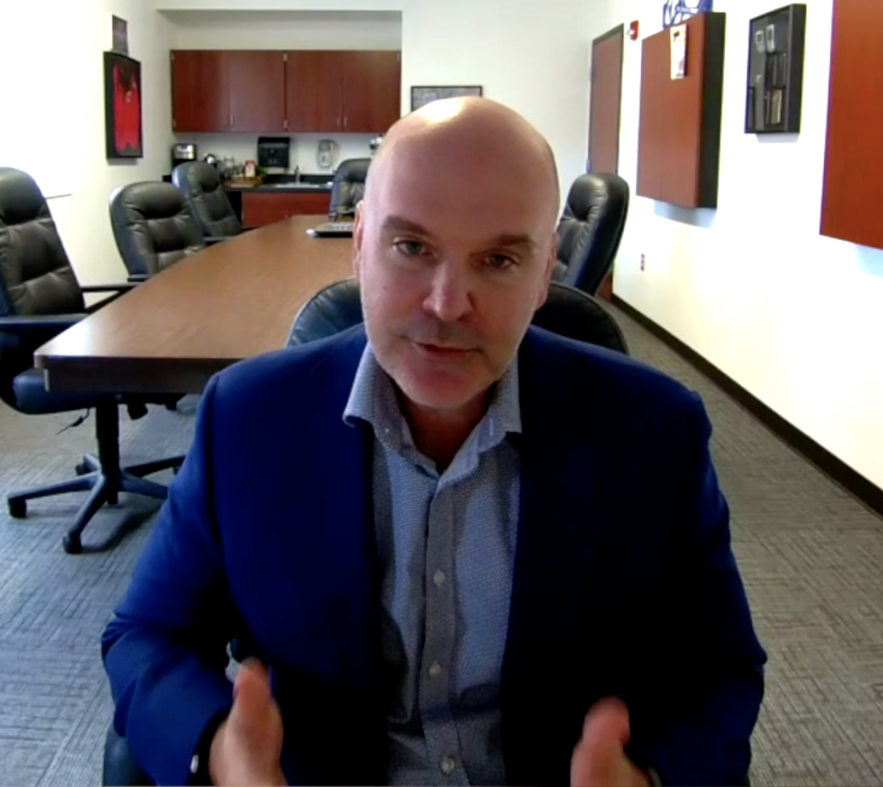 Superintendent Dr. David Moore is celebrating his school district's success, with the highest overall math and English scores on the Treasure Coast.