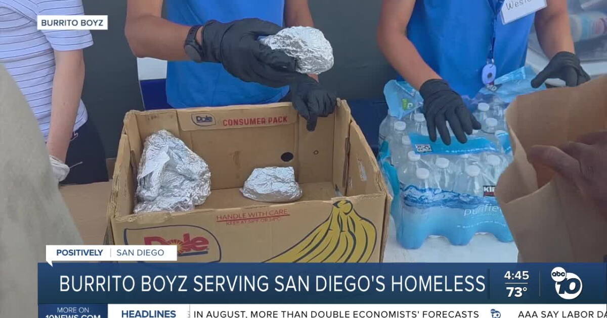 Teen-led Burrito Boyz surpass 280,000 meals to homeless San Diegans, transforming volunteers' lives along the way