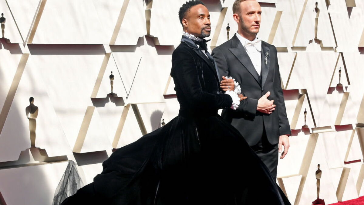 billy porter black tuxedo dress wears to Oscars Size:20.5 37/38 Women Classic Oxford Shoes black bridal