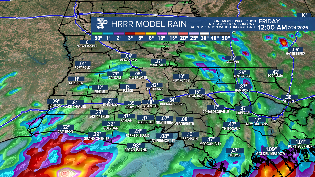 Extended HRRR Accumulation Acadiana.png